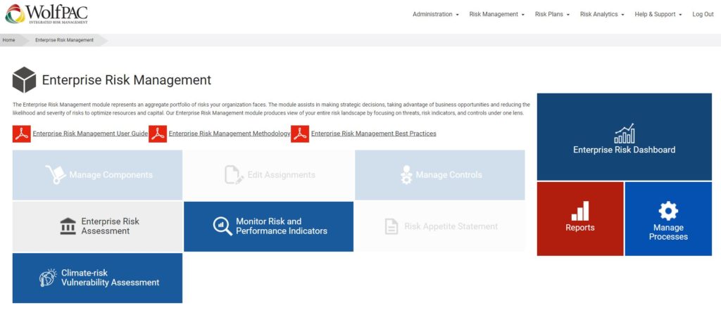 Risk Profile - ERM Software